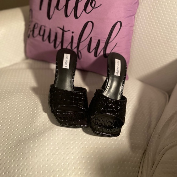 Steve Madden open toe sandals crocodile - Picture 4 of 5